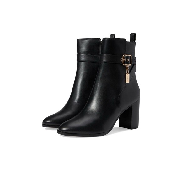 Coach Women's Black Olivia Bootie Boots 9 B (M) NEW $295 Retail - Picture 1 of 16